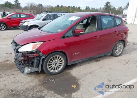 2016 Ford C-Max Hybrid Se from USA, damaged, VIN 1FADP5AU1GL105043